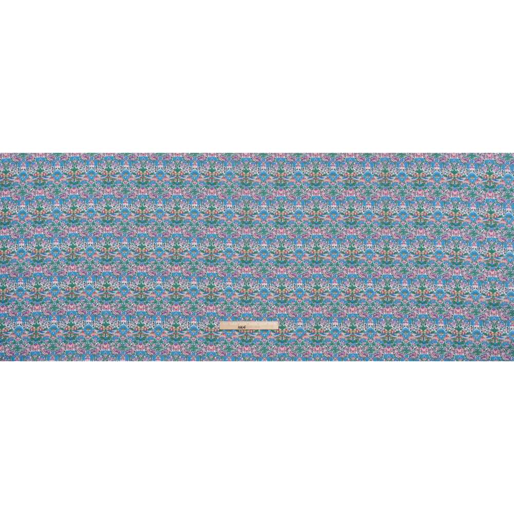 Liberty Fabrics Tana Lawn® - Strawberry Thief Spring Multi Bright - Blue, Green and Pink Birds, Berries and Flowers Liberty Fabrics Tana Lawn® - Strawberry Thief Spring Multi Bright - Blue, Green and Pink Birds, Berries and Flowers