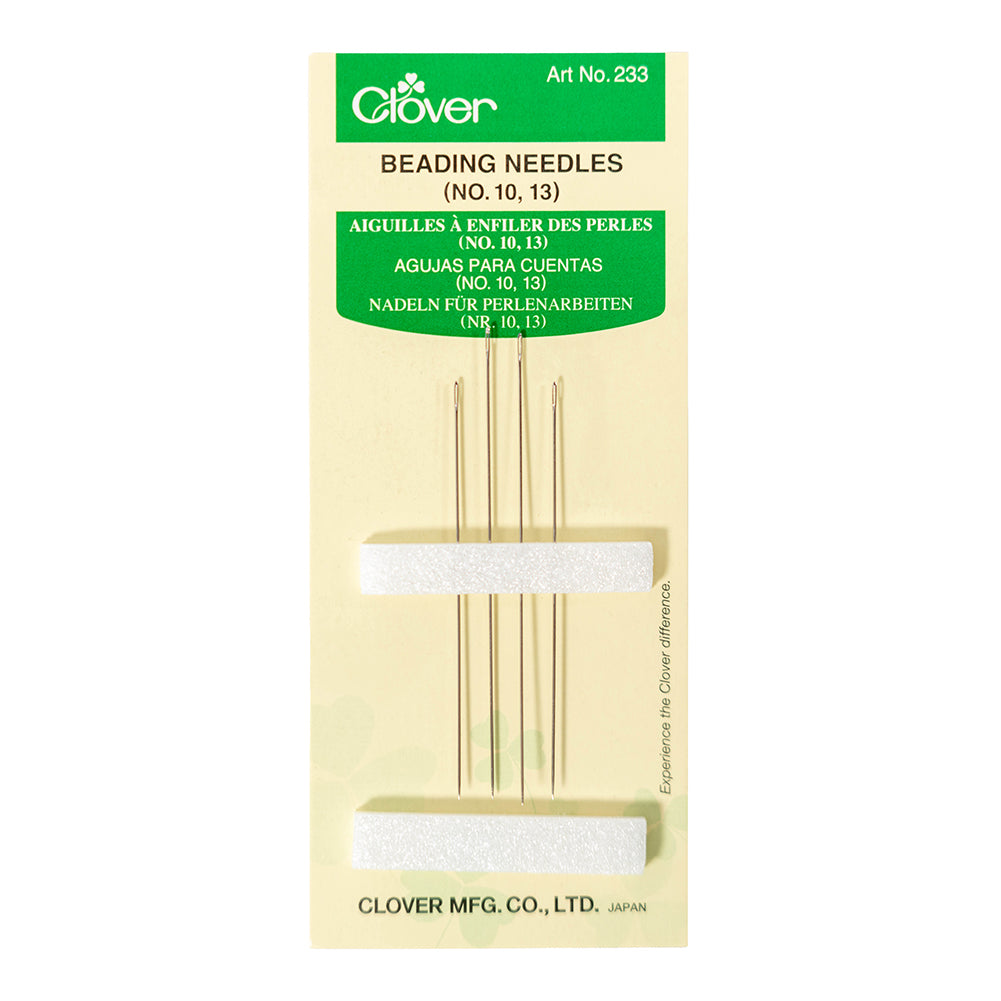 Clover Beading Needles - Sizes 10, 13 - 4 ct Clover Beading Needles - Sizes 10, 13 - 4 ct