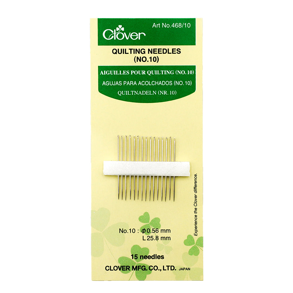 Clover Quilting Needles - Size 10 - 15 ct Clover Quilting Needles - Size 10 - 15 ct
