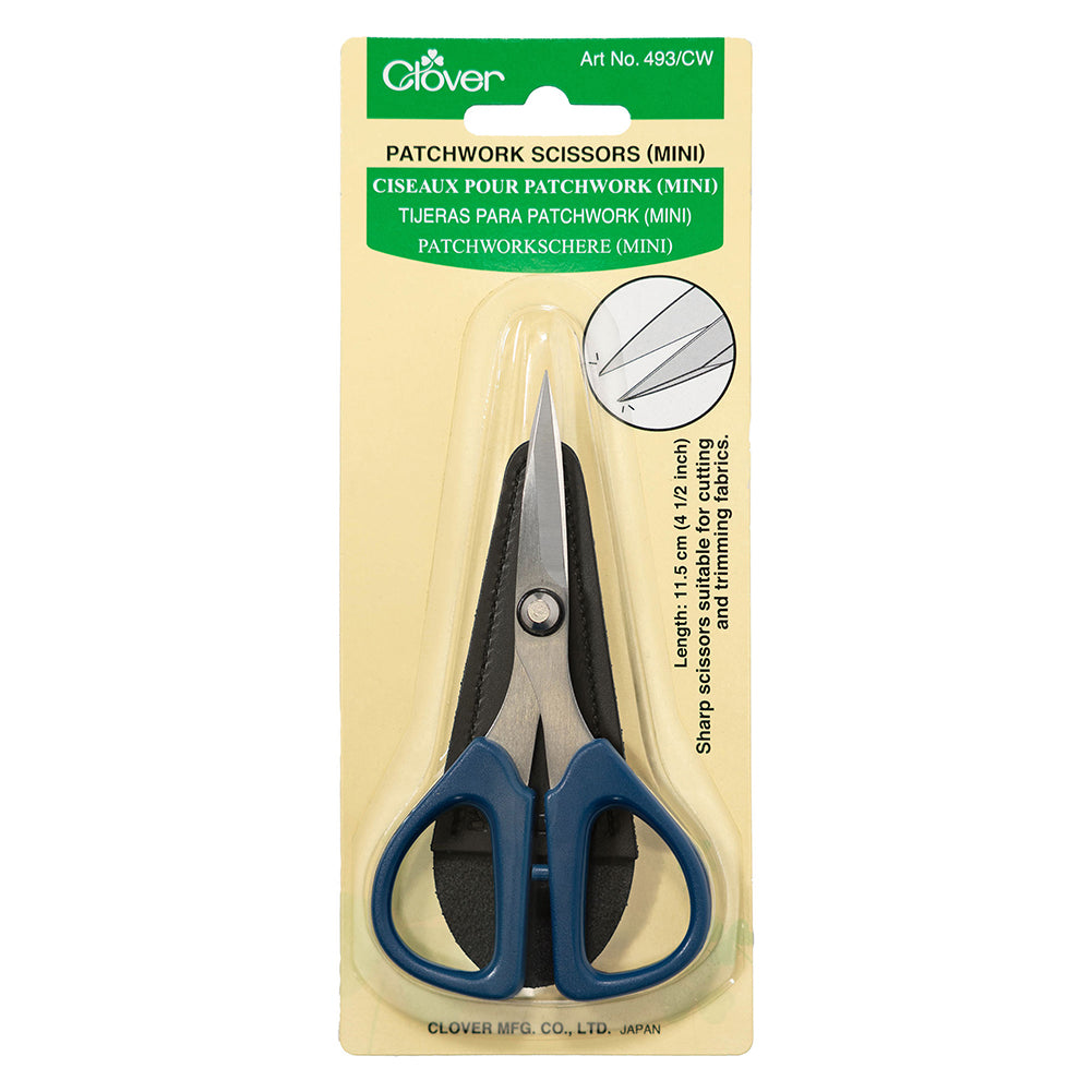 Clover Mini Patchwork Scissors - 4.5" Clover Mini Patchwork Scissors - 4.5"