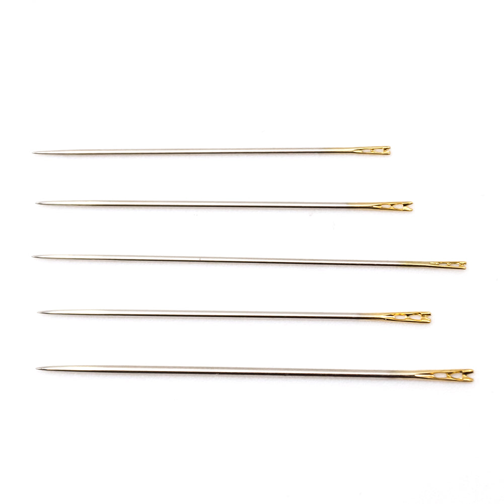 Clover Self Threading Hand Sewing Needles - Assorted Sizes - 5 ct Clover Self Threading Hand Sewing Needles - Assorted Sizes - 5 ct