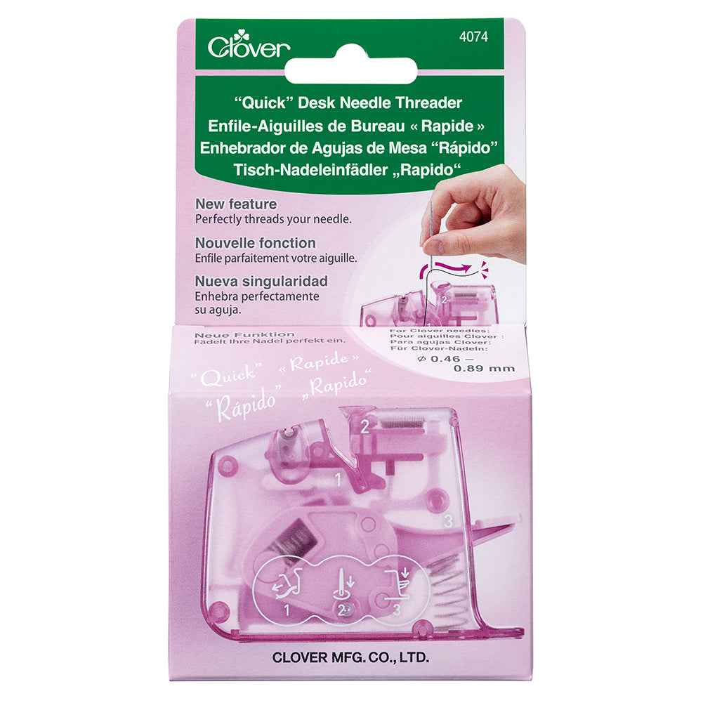 Clover Quick Desk Needle Threader - Purple Clover Quick Desk Needle Threader - Purple