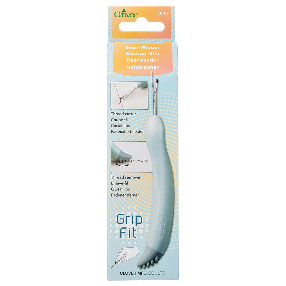 Clover Grip Fit Seam Ripper with Thread Remover - Folded Clover Grip Fit Seam Ripper with Thread Remover - Folded