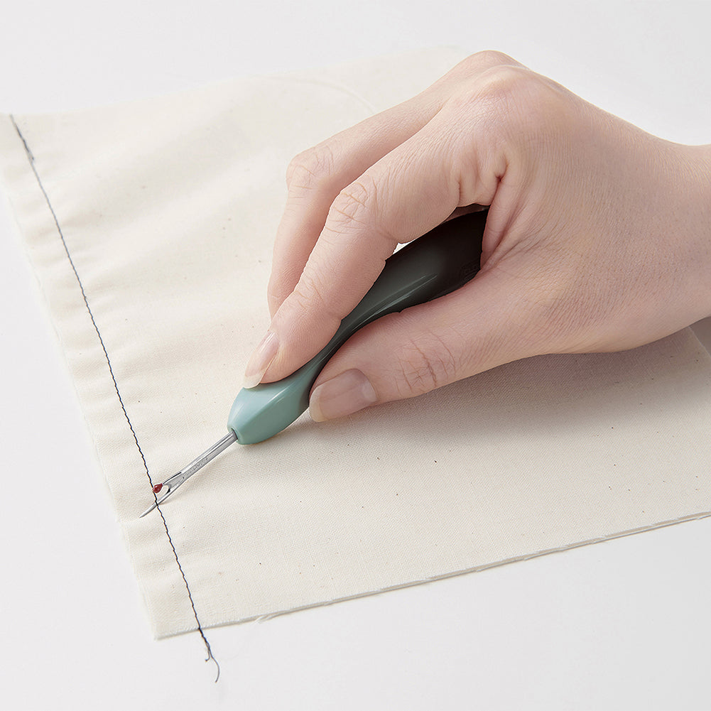 Clover Grip Fit Seam Ripper with Thread Remover Folded Clover Grip Fit Seam Ripper with Thread Remover Folded