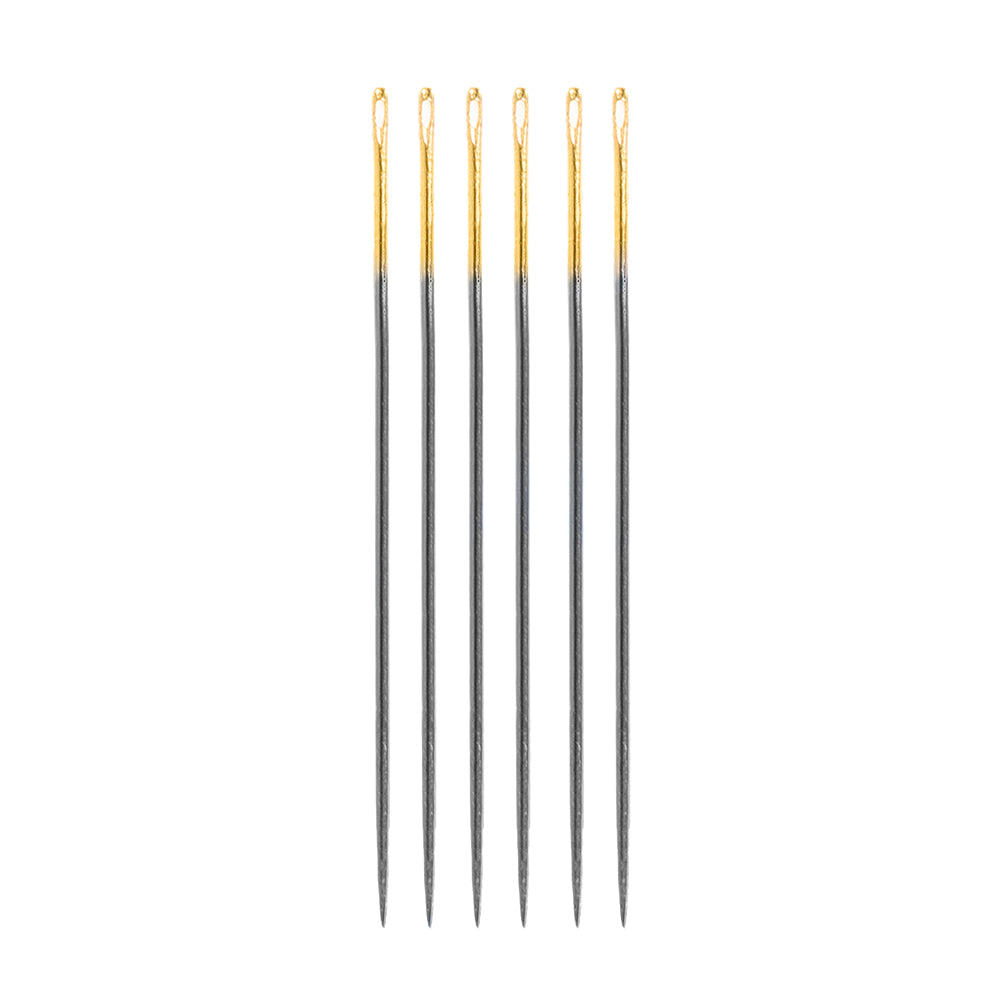 Clover Black Gold Quilting Between Needles - Size 10 - 6 ct Detail Clover Black Gold Quilting Between Needles - Size 10 - 6 ct Detail