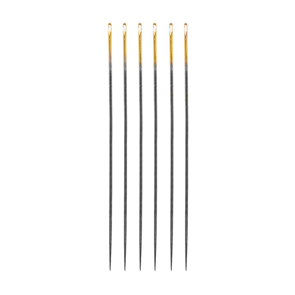 Clover Black Gold Applique/Sharp Needles - Size 10 - 6 ct Folded Clover Black Gold Applique/Sharp Needles - Size 10 - 6 ct Folded