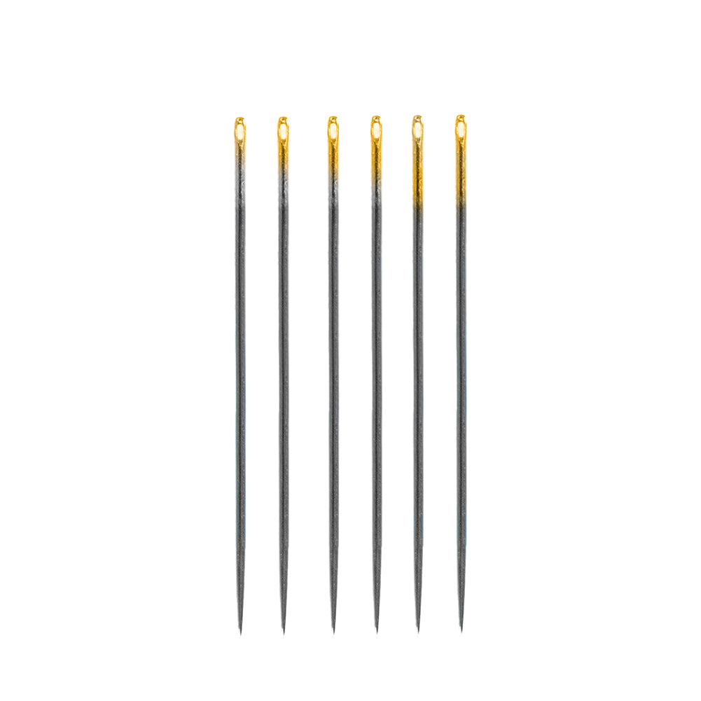 Clover Black Gold Quilting Needles - Size 12 - 6 ct Clover Black Gold Quilting Needles - Size 12 - 6 ct
