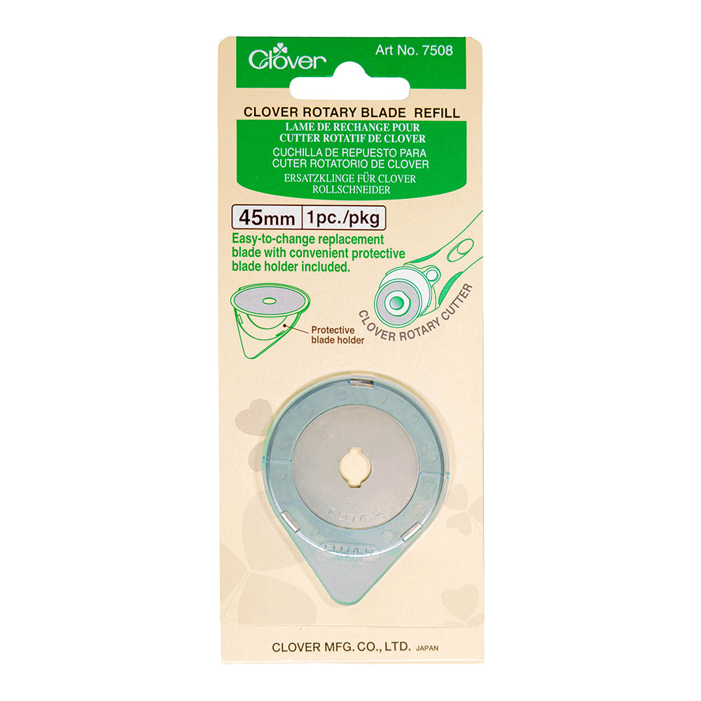 Clover Rotary Cutter Blade Refill - 45mm - 1 ct Clover Rotary Cutter Blade Refill - 45mm - 1 ct
