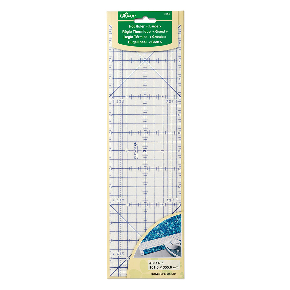 Clover Hot Ruler Large - 4" x 14" Clover Hot Ruler Large - 4" x 14"
