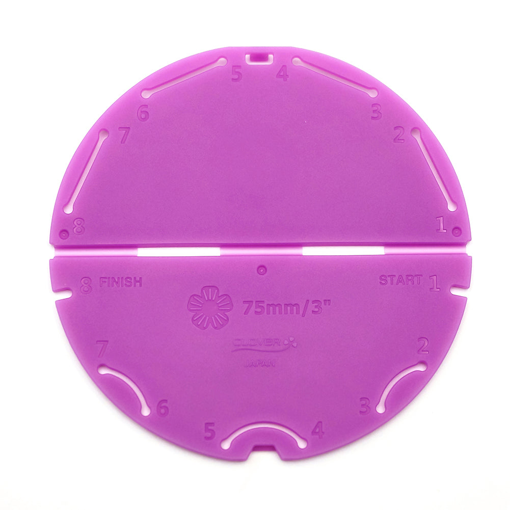 Clover Kanzashi Flower Maker - Orchid Petal - Large 3"/75mm Folded Clover Kanzashi Flower Maker - Orchid Petal - Large 3"/75mm Folded