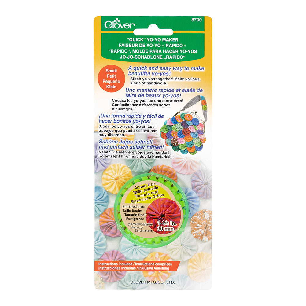 Clover Quick Yo-Yo Maker - Small 1.25"/30mm Clover Quick Yo-Yo Maker - Small 1.25"/30mm
