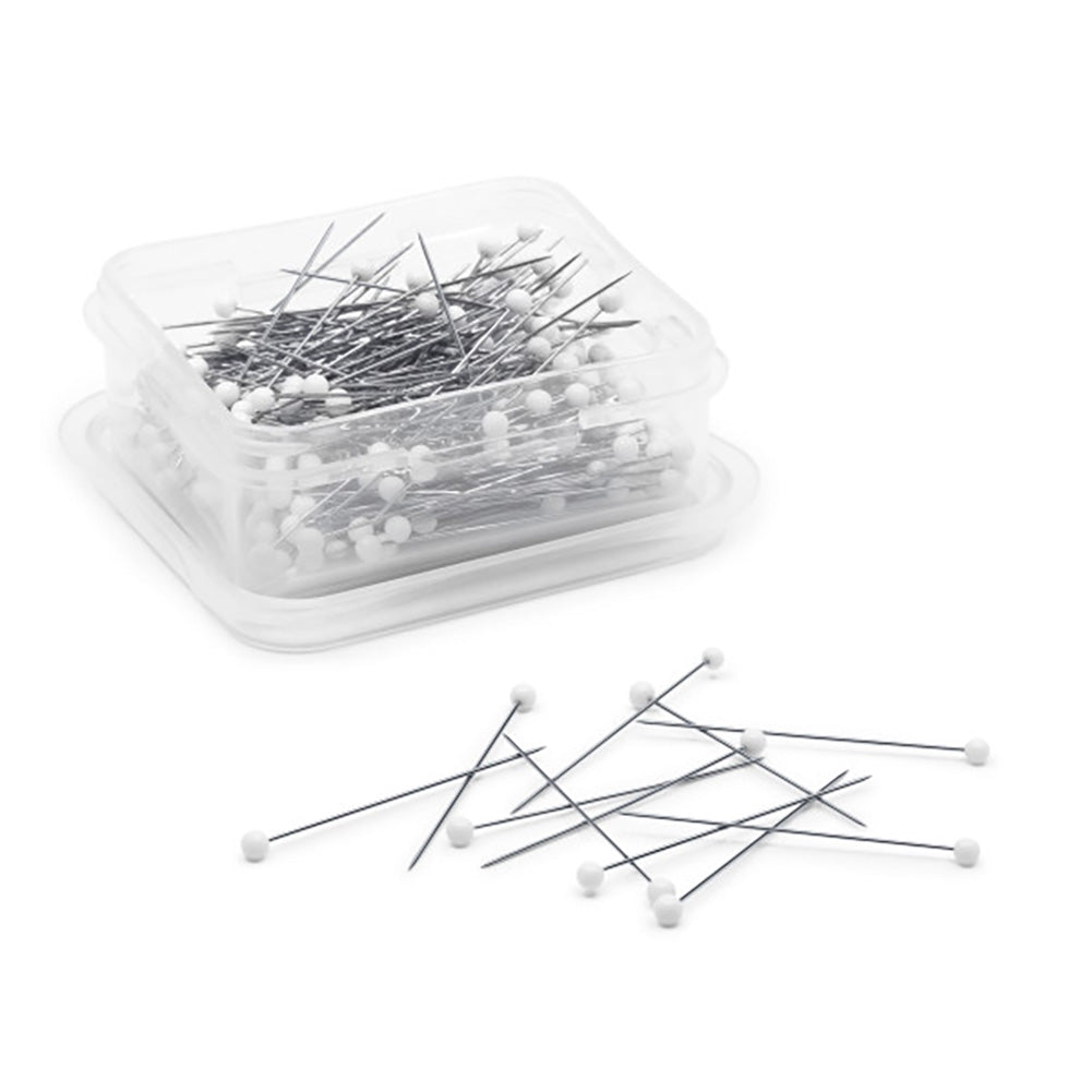Dritz Extra-Fine Glass Head Pins - 1.375" White - 250 ct Folded Dritz Extra-Fine Glass Head Pins - 1.375" White - 250 ct Folded