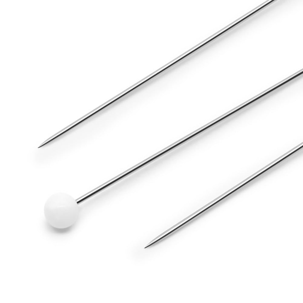 Dritz Extra-Fine Glass Head Pins - 1.375" White - 250 ct Detail Dritz Extra-Fine Glass Head Pins - 1.375" White - 250 ct Detail