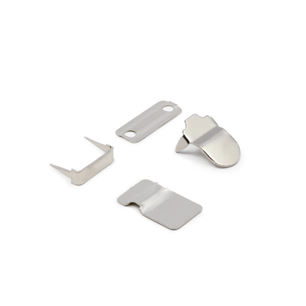 Dritz No-Sew Wide Hook & Eye Closures - Nickel - 4 Sets Detail Dritz No-Sew Wide Hook & Eye Closures - Nickel - 4 Sets Detail
