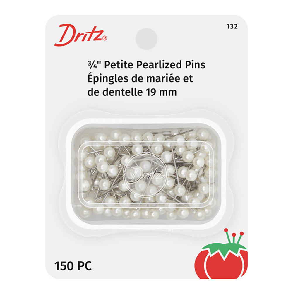 Dritz Petite Pearlized Pins - 0.75" White - 150 ct Dritz Petite Pearlized Pins - 0.75" White - 150 ct