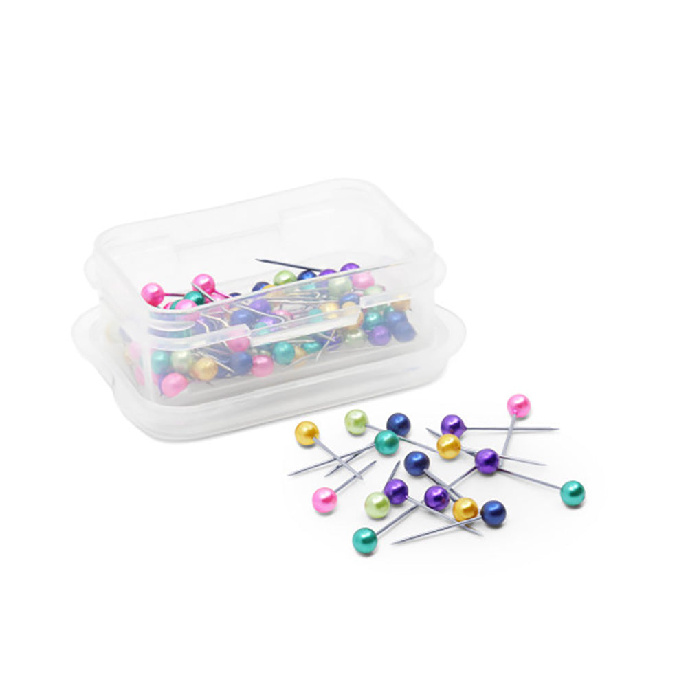 Dritz Petite Pearlized Pins - 3/4" Assorted Colors - 100 ct Folded Dritz Petite Pearlized Pins - 3/4" Assorted Colors - 100 ct Folded