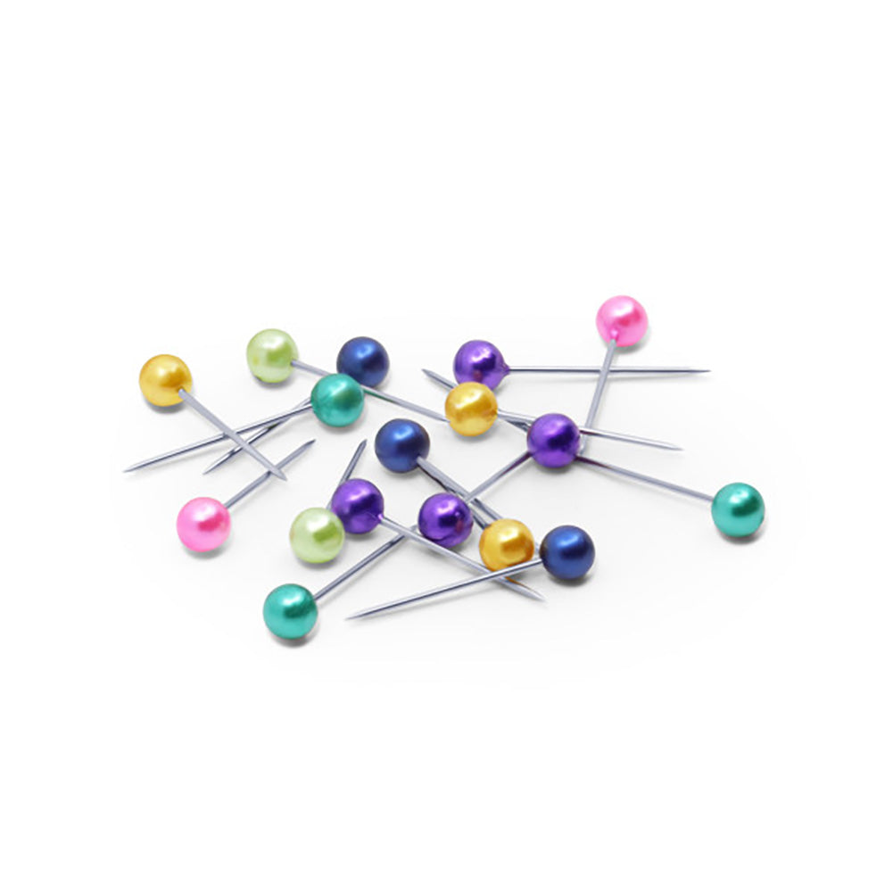 Dritz Petite Pearlized Pins - 3/4" Assorted Colors - 100 ct Full Dritz Petite Pearlized Pins - 3/4" Assorted Colors - 100 ct Full