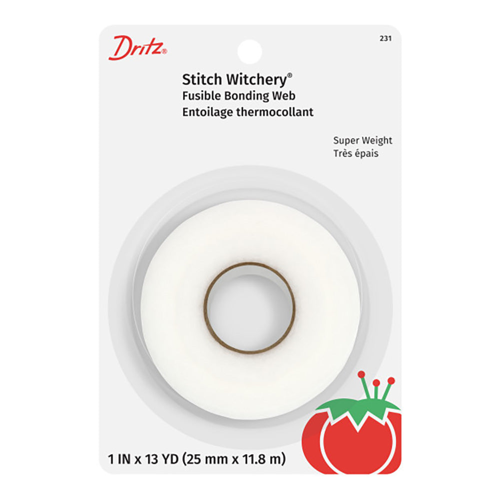 Dritz Stitch Witchery® Fusible Bonding Web - Super Weight - 1" x 13yds Dritz Stitch Witchery® Fusible Bonding Web - Super Weight - 1" x 13yds
