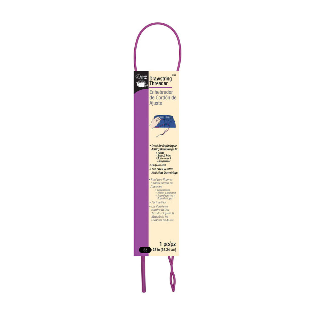 Dritz Drawstring Threader - Purple Dritz Drawstring Threader - Purple