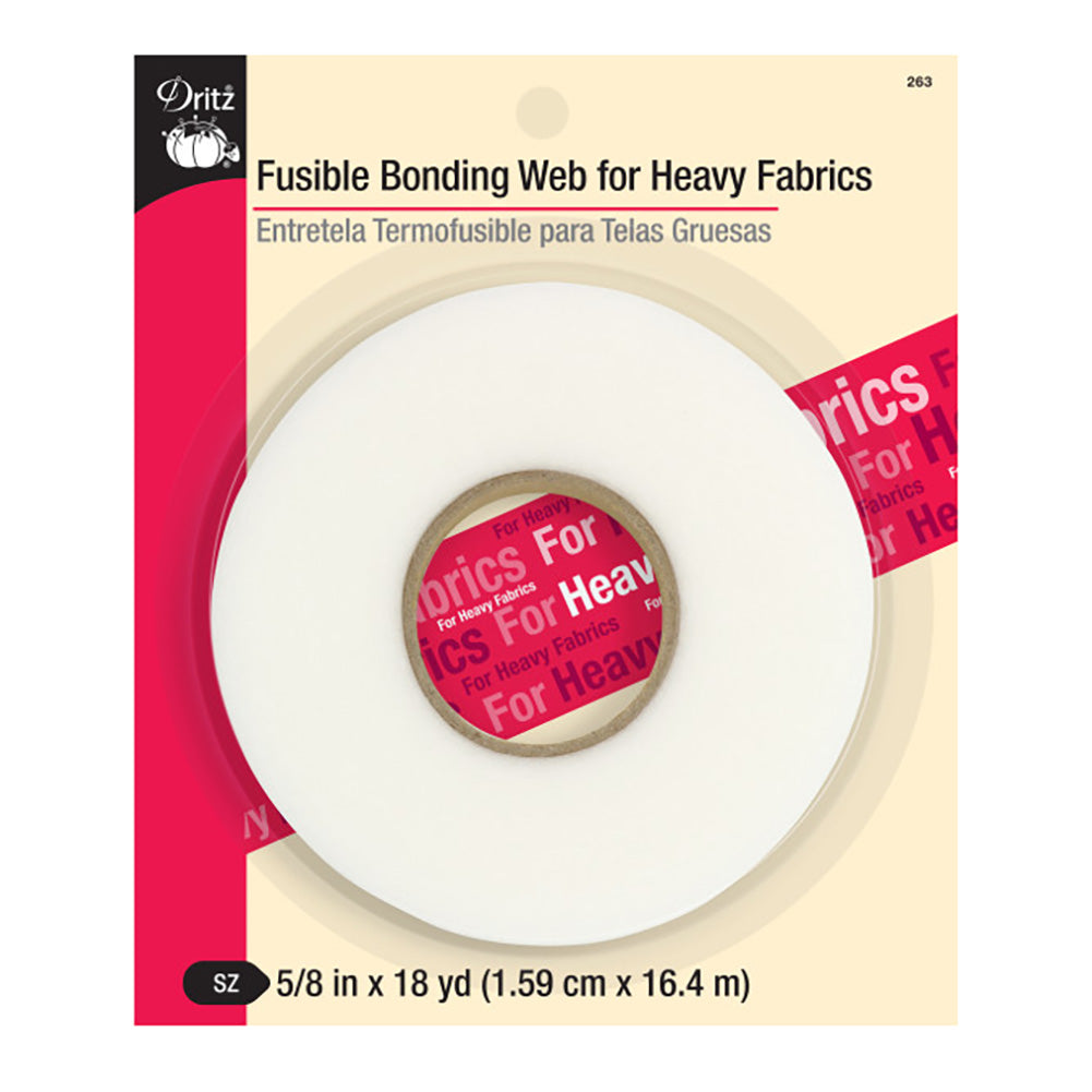 Dritz Fusible Bonding Web for Heavy Fabrics - 0.625" x 18 YD Dritz Fusible Bonding Web for Heavy Fabrics - 0.625" x 18 YD