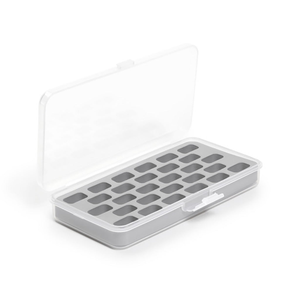 Dritz Plastic Bobbin Box with Insert - Clear Folded Dritz Plastic Bobbin Box with Insert - Clear Folded