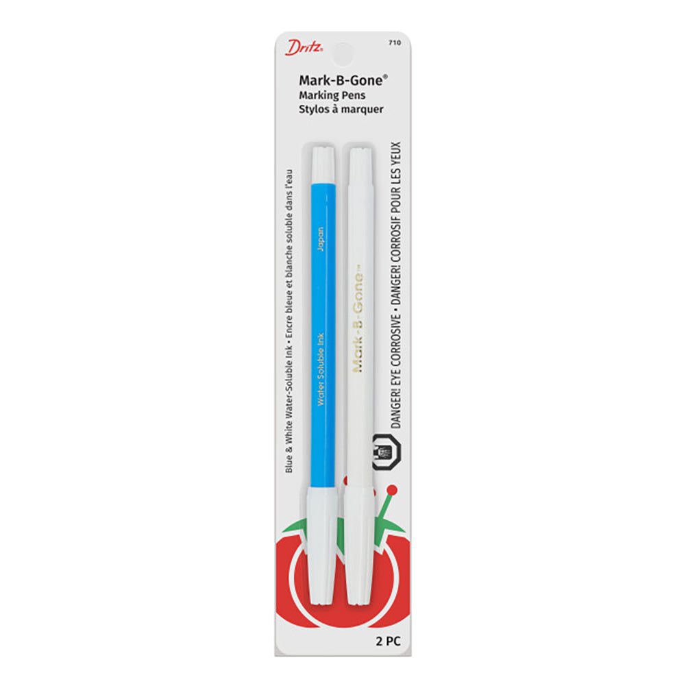 Dritz Mark-B-Gone Marking Pens - Assorted - 2pc Dritz Mark-B-Gone Marking Pens - Assorted - 2pc
