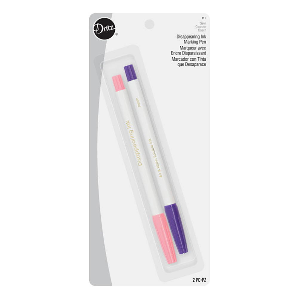 Dritz Disappearing Ink Marking Pens - Assorted - 2pc Dritz Disappearing Ink Marking Pens - Assorted - 2pc