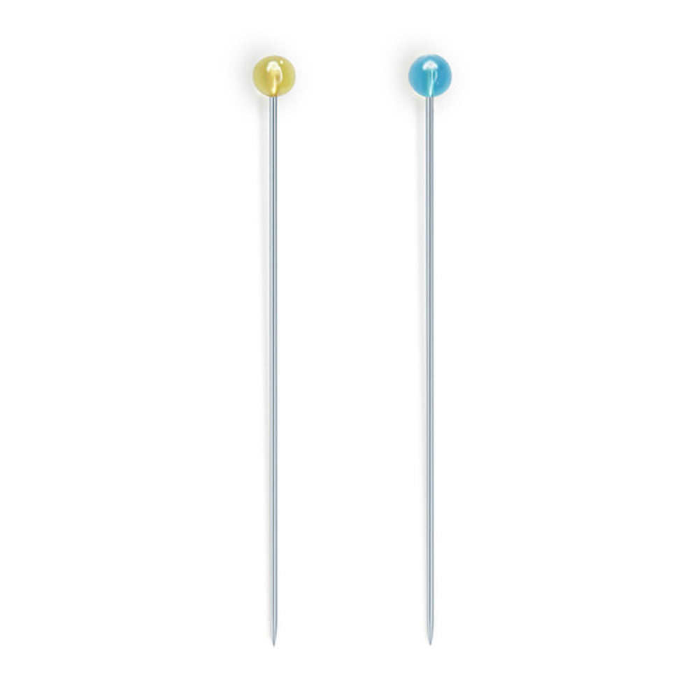 Dritz Crystal Glass Head Pins - 1.875" Assorted Colors - 100 PC Full Dritz Crystal Glass Head Pins - 1.875" Assorted Colors - 100 PC Full