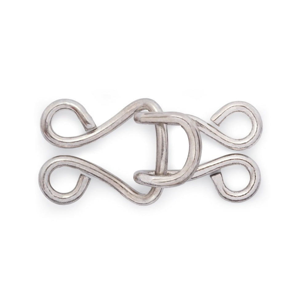 Prym Corset Hooks & Eyes - Silver Size 13 - 6 Sets Detail Prym Corset Hooks & Eyes - Silver Size 13 - 6 Sets Detail
