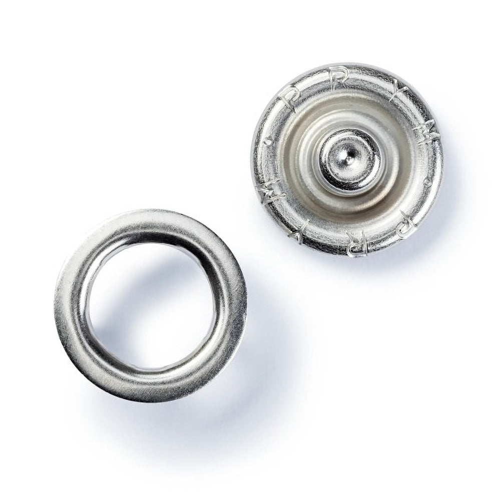Prym Jersey Press Fasteners and Tools - Silver 10mm - 10pc Detail Prym Jersey Press Fasteners and Tools - Silver 10mm - 10pc Detail