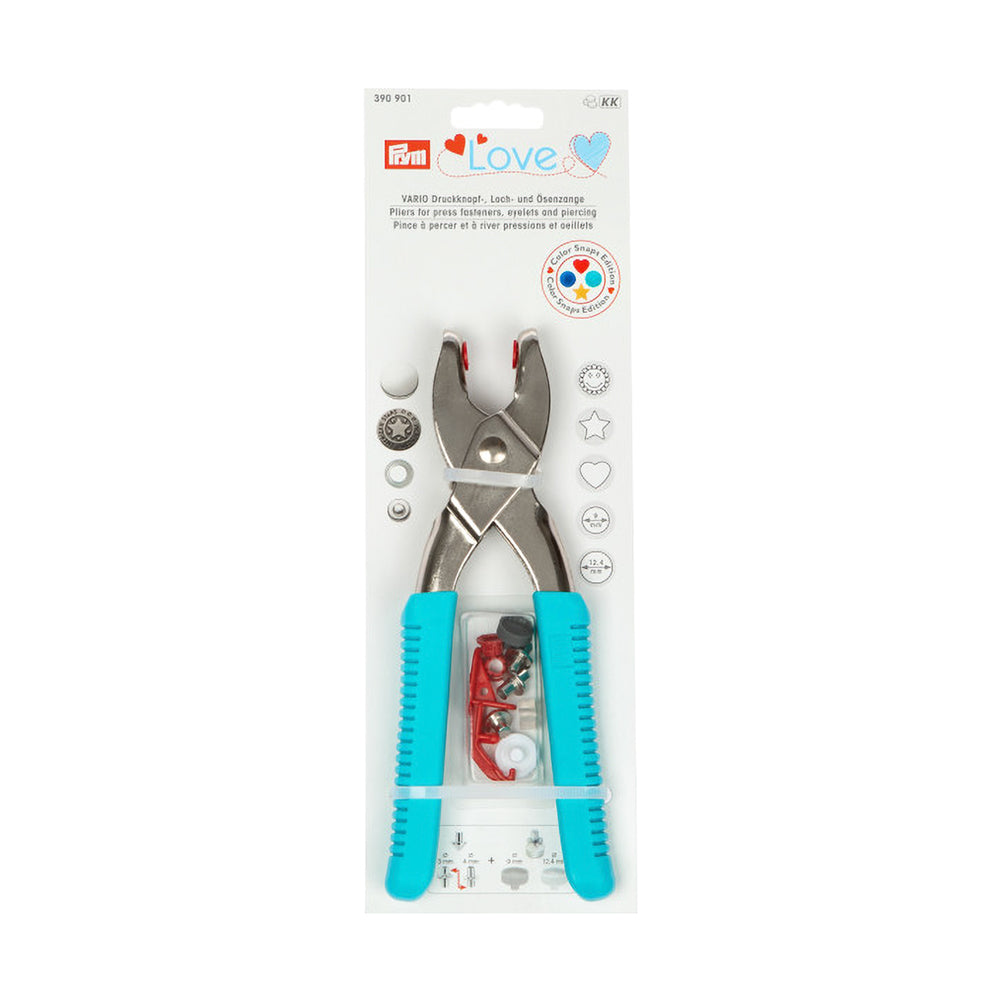 Prym VARIO Pliers for Press Fasteners, Eyelets and Piercing - Mint Prym VARIO Pliers for Press Fasteners, Eyelets and Piercing - Mint