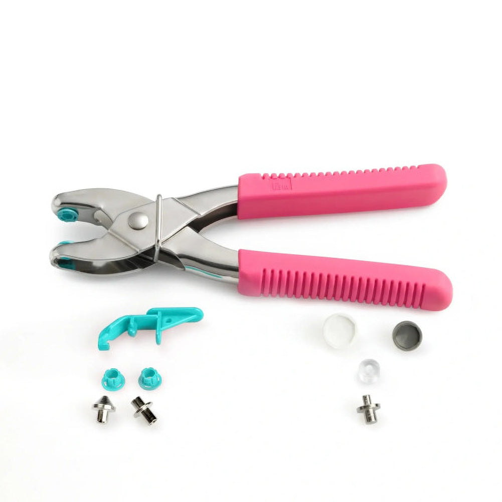 Prym VARIO Pliers for Press Fasteners, Eyelets and Piercing - Pink Prym VARIO Pliers for Press Fasteners, Eyelets and Piercing - Pink