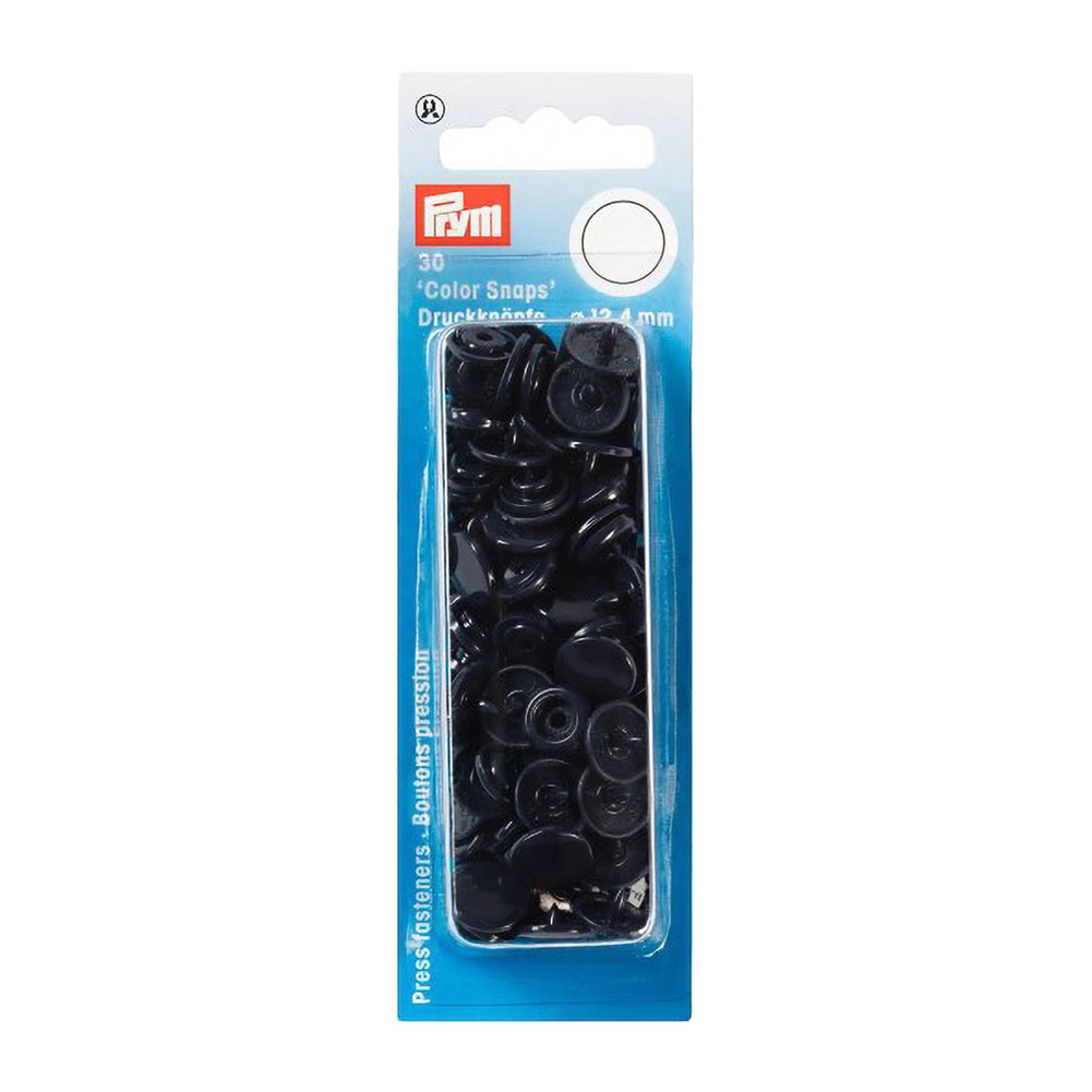 Prym Color Snaps - Navy 12.4mm - 30pc Prym Color Snaps - Navy 12.4mm - 30pc