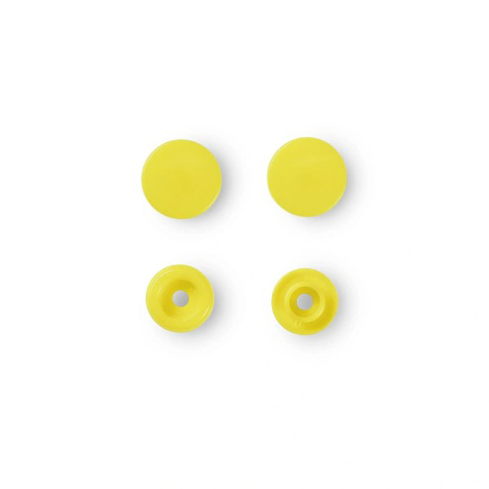 Prym Color Snaps - Light Yellow 12.4mm - 30pc Folded Prym Color Snaps - Light Yellow 12.4mm - 30pc Folded