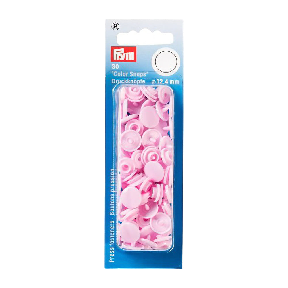 Prym Color Snaps - Pale Pink 12.4mm - 30pc Prym Color Snaps - Pale Pink 12.4mm - 30pc