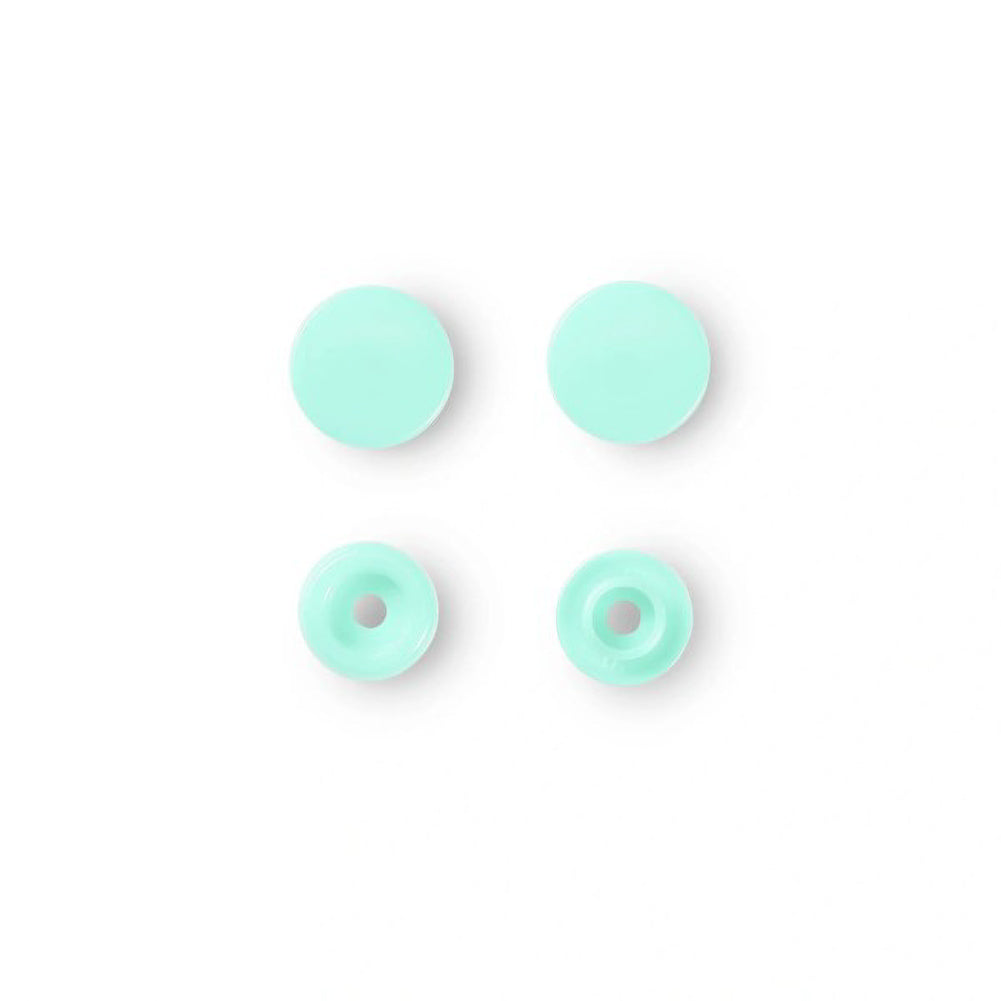 Prym Color Snaps - Mint 12.4mm - 30pc Folded Prym Color Snaps - Mint 12.4mm - 30pc Folded
