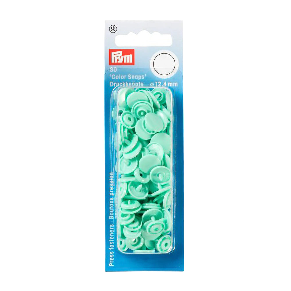 Prym Color Snaps - Mint 12.4mm - 30pc Prym Color Snaps - Mint 12.4mm - 30pc