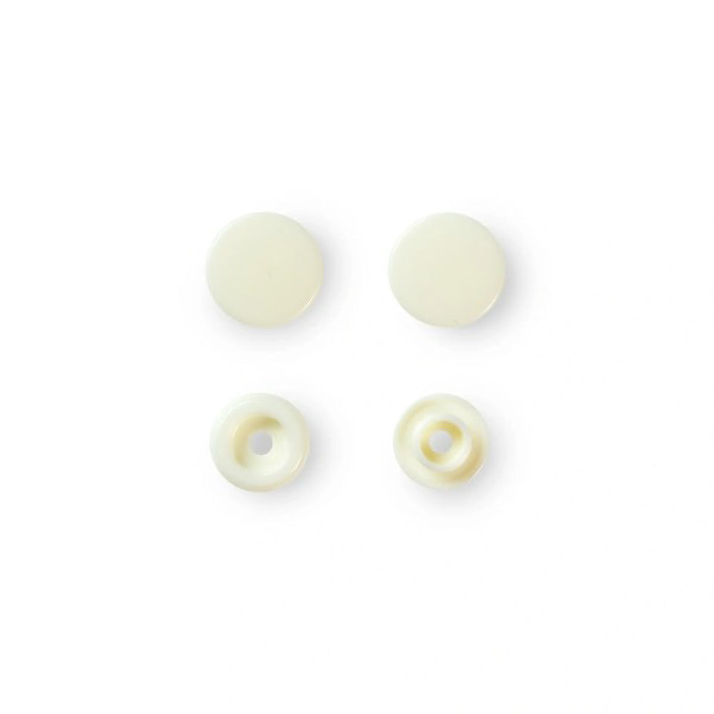Prym Color Snaps - Pearl 12.4mm - 30pc Folded Prym Color Snaps - Pearl 12.4mm - 30pc Folded