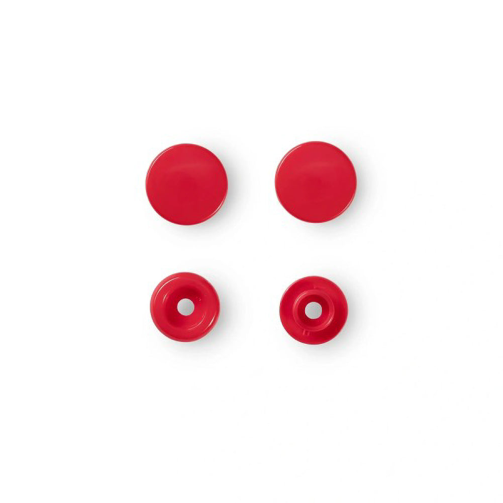 Prym Color Snaps - Red 12.4mm - 30pc Folded Prym Color Snaps - Red 12.4mm - 30pc Folded