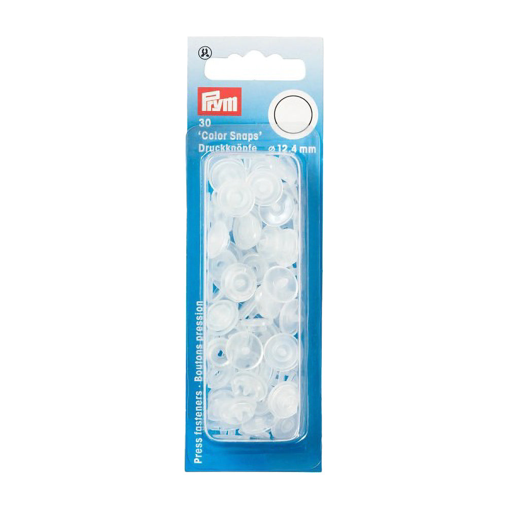 Prym Color Snaps - Transparent Shiny 12.4mm - 30pc Prym Color Snaps - Transparent Shiny 12.4mm - 30pc