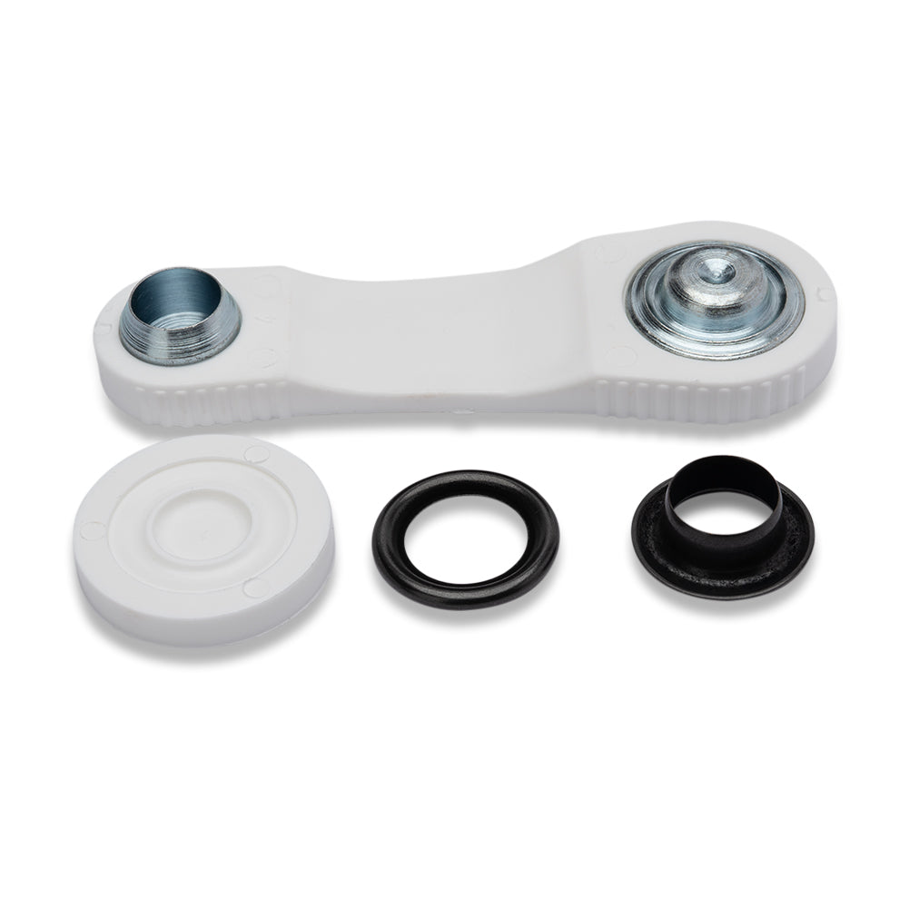 Prym Eyelets with Washers with Tools - Burnished Black 11mm - 15pc Detail Prym Eyelets with Washers with Tools - Burnished Black 11mm - 15pc Detail