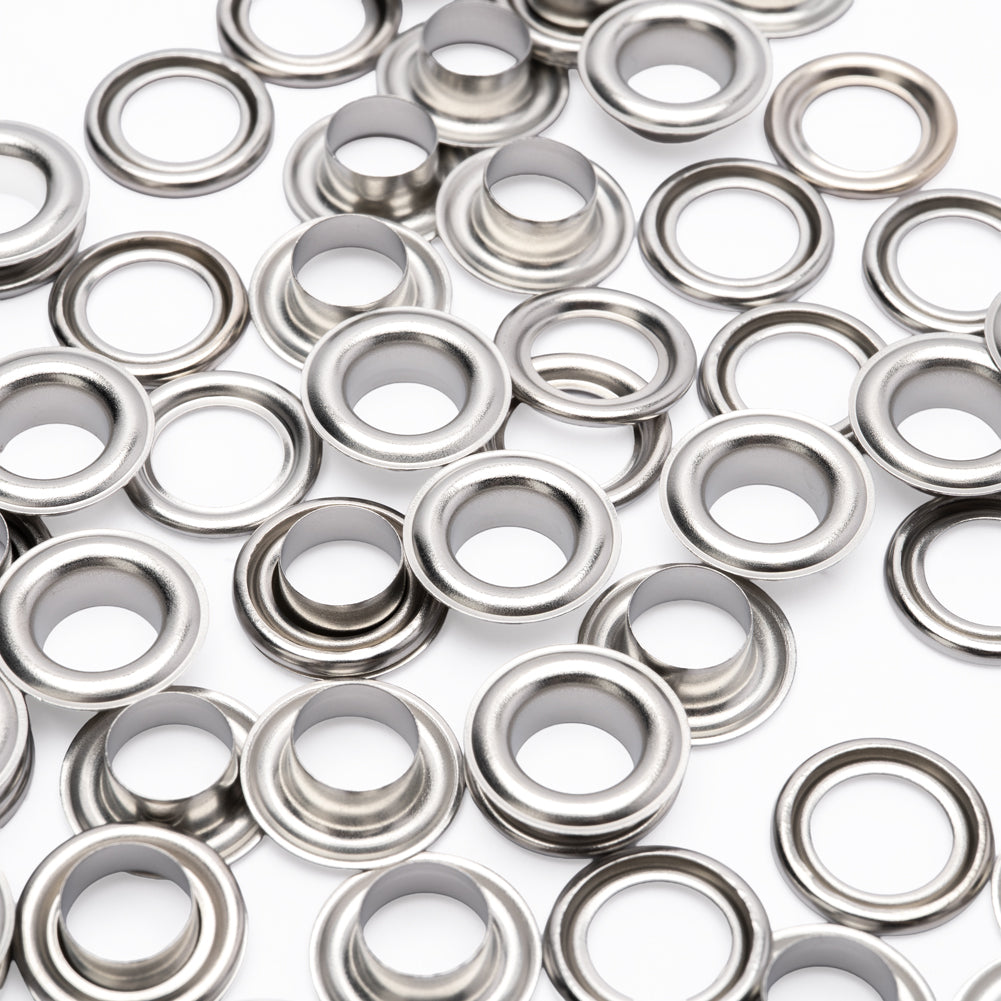 Prym Eyelets with Washers Refill - Silver 8mm - 32pc Folded Prym Eyelets with Washers Refill - Silver 8mm - 32pc Folded