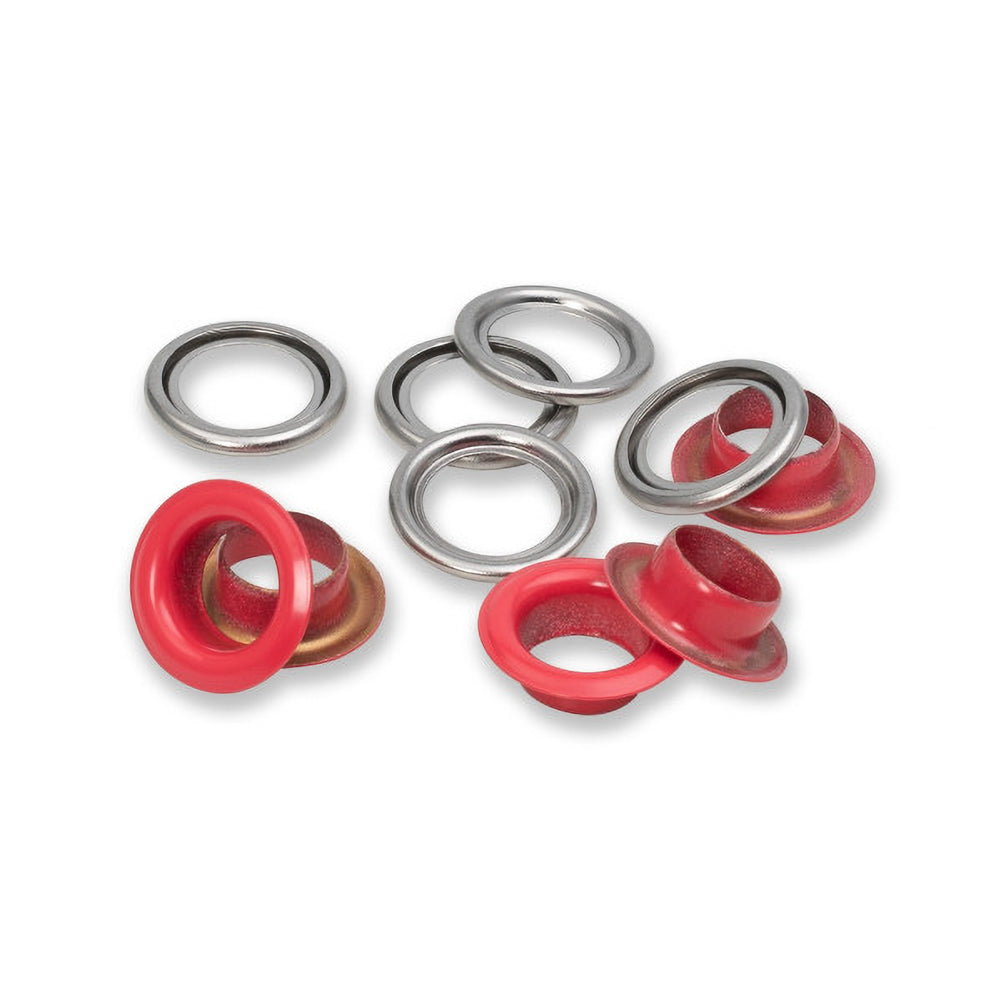 Prym Eyelets with Washers - Red 11mm - 20pc Prym Eyelets with Washers - Red 11mm - 20pc