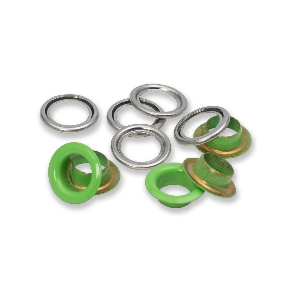 Prym Eyelets with Washers - Light Green 11mm - 20pc Prym Eyelets with Washers - Light Green 11mm - 20pc