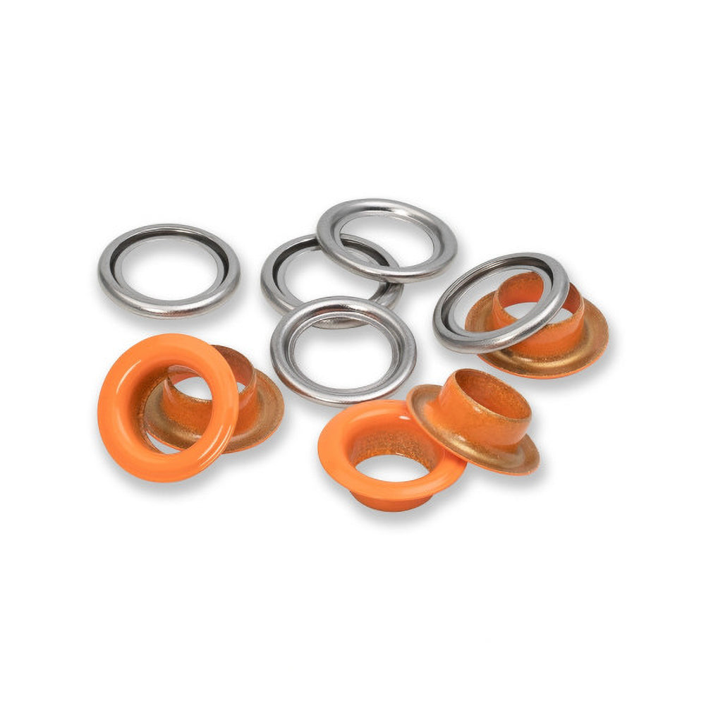 Prym Eyelets with Washers - Orange 11mm - 20pc Prym Eyelets with Washers - Orange 11mm - 20pc
