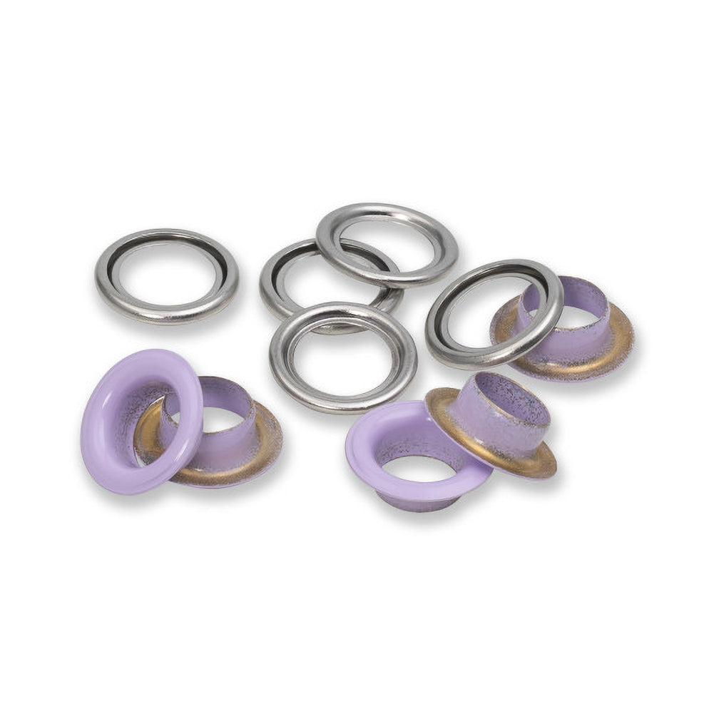 Prym Eyelets with Washers - Lilac 11mm - 20pc Prym Eyelets with Washers - Lilac 11mm - 20pc