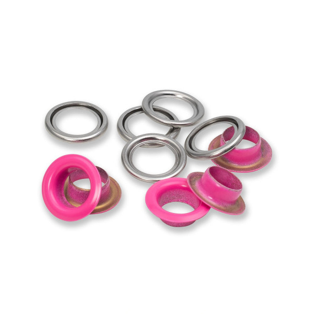 Prym Eyelets with Washers - Pink 11mm - 20pc Prym Eyelets with Washers - Pink 11mm - 20pc