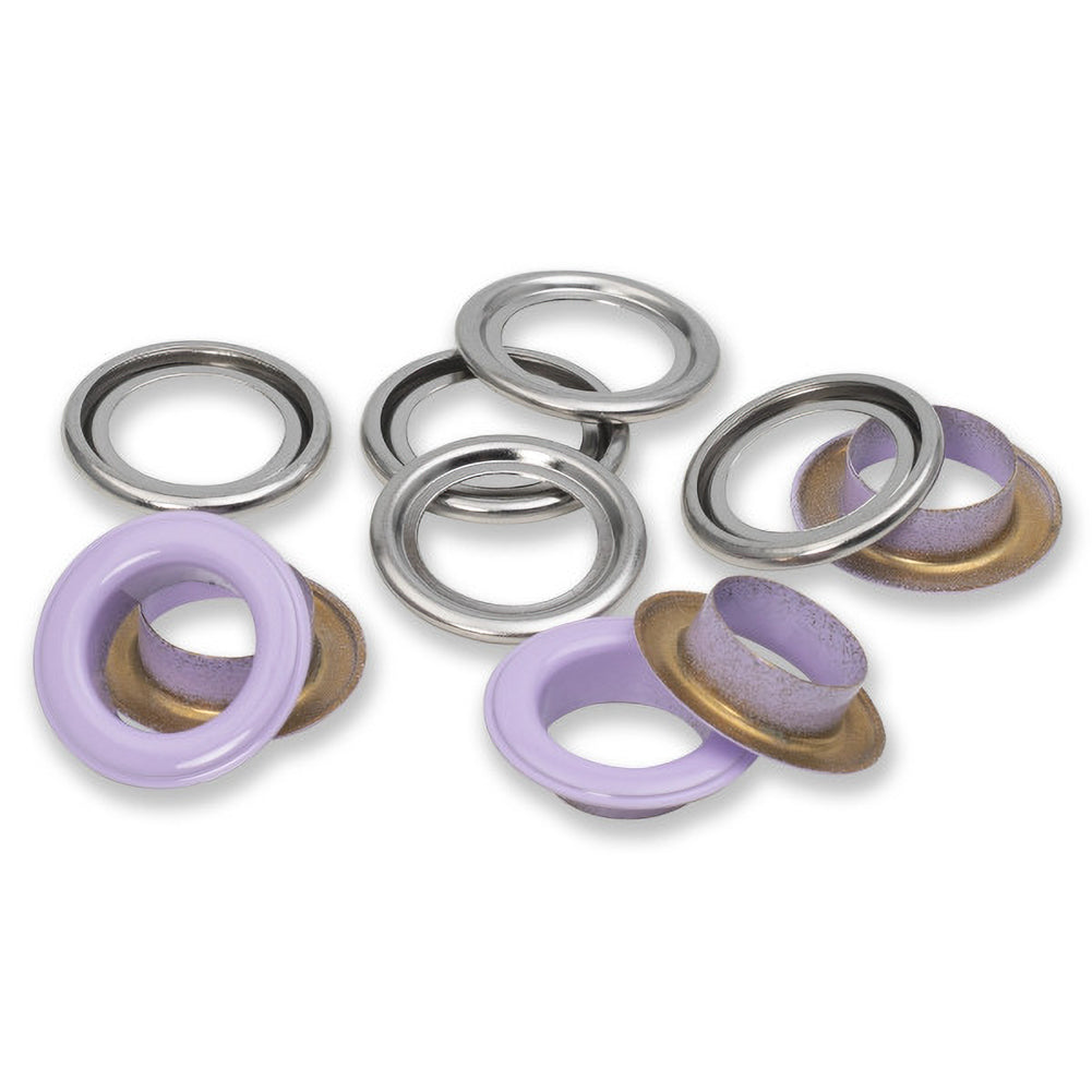 Prym Eyelets with Washers - Lilac 14mm - 15pc Prym Eyelets with Washers - Lilac 14mm - 15pc