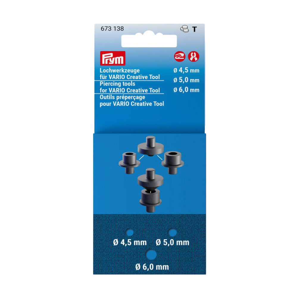Prym VARIO Creative Tool Set Piercing Tools - 4.5mm to 6mm Prym VARIO Creative Tool Set Piercing Tools - 4.5mm to 6mm