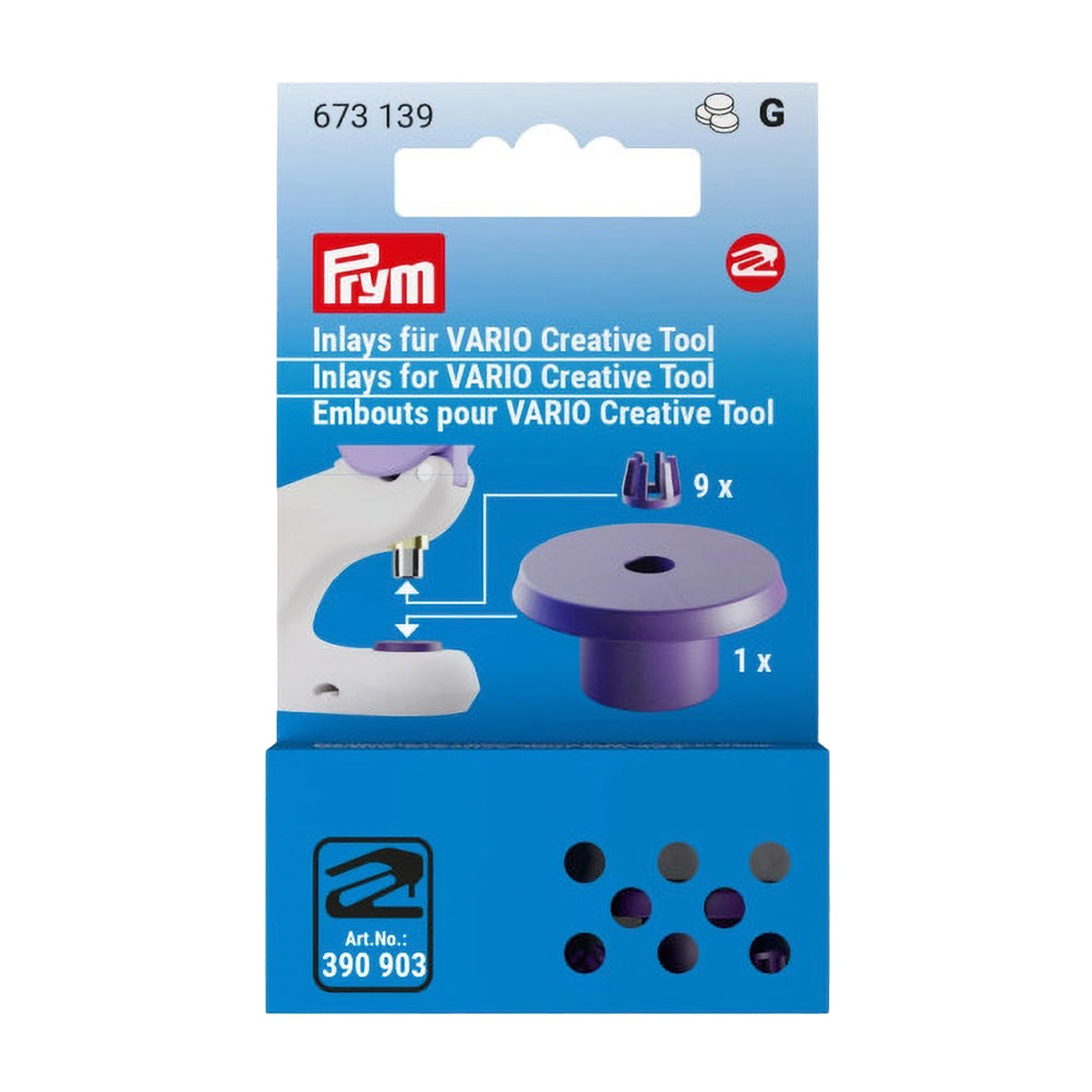 Prym VARIO Creative Tool Inlays - 10pc Prym VARIO Creative Tool Inlays - 10pc
